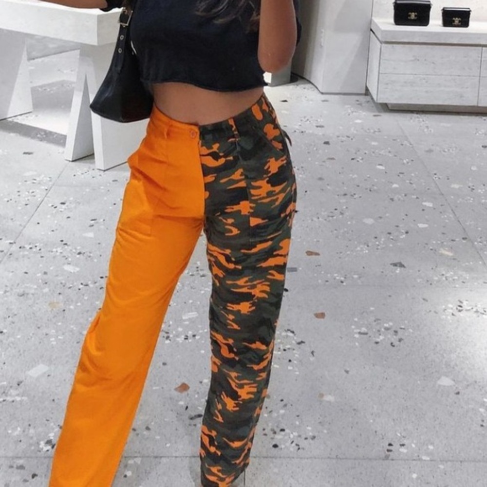 Split Cargo Pants - Picture 1 of 4